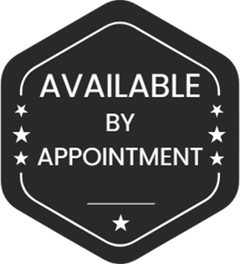Availalbe by Appointment badge